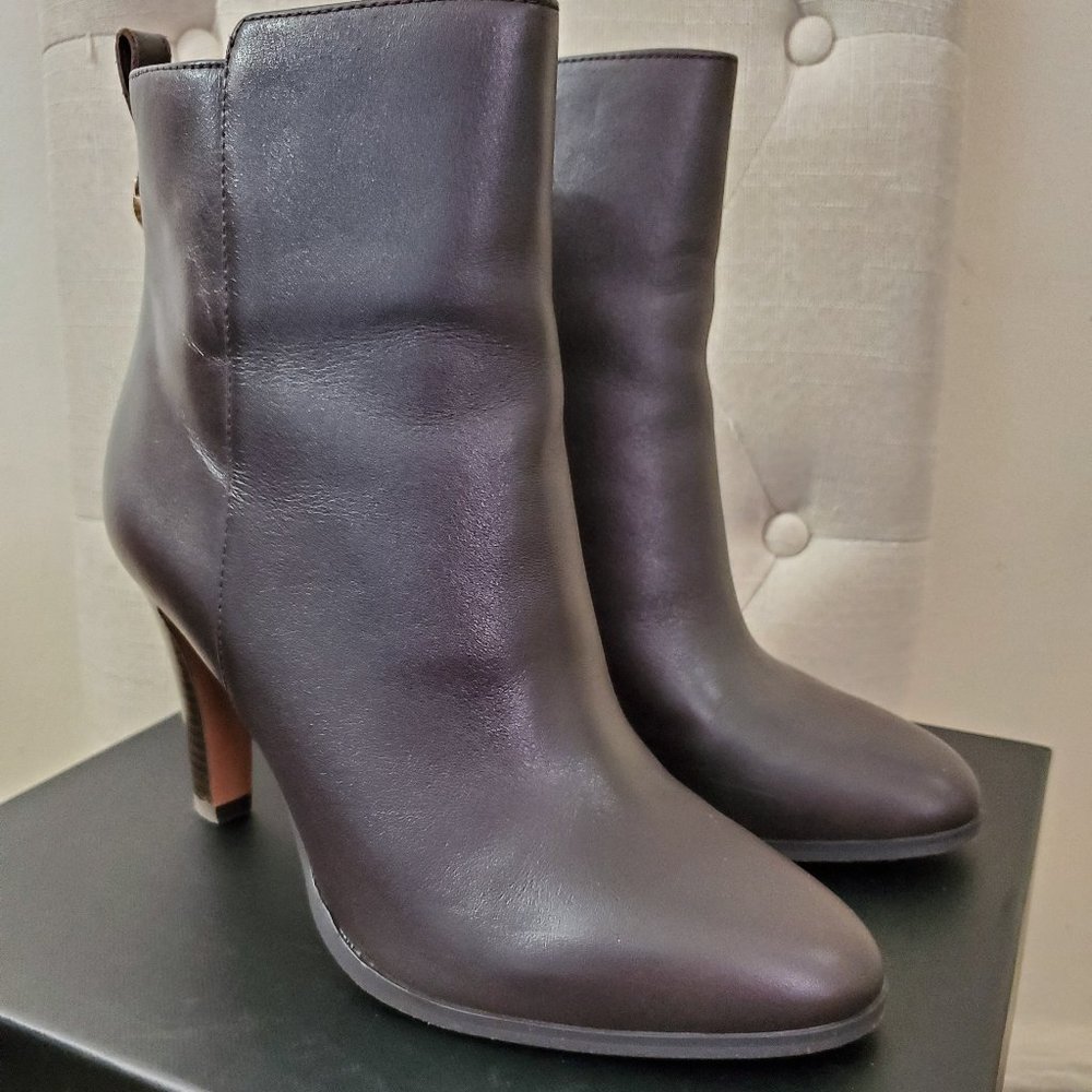Coach "Jemma" leather booties